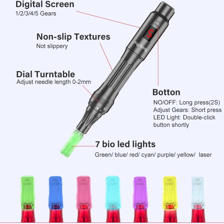 LED Microneedle Pen
