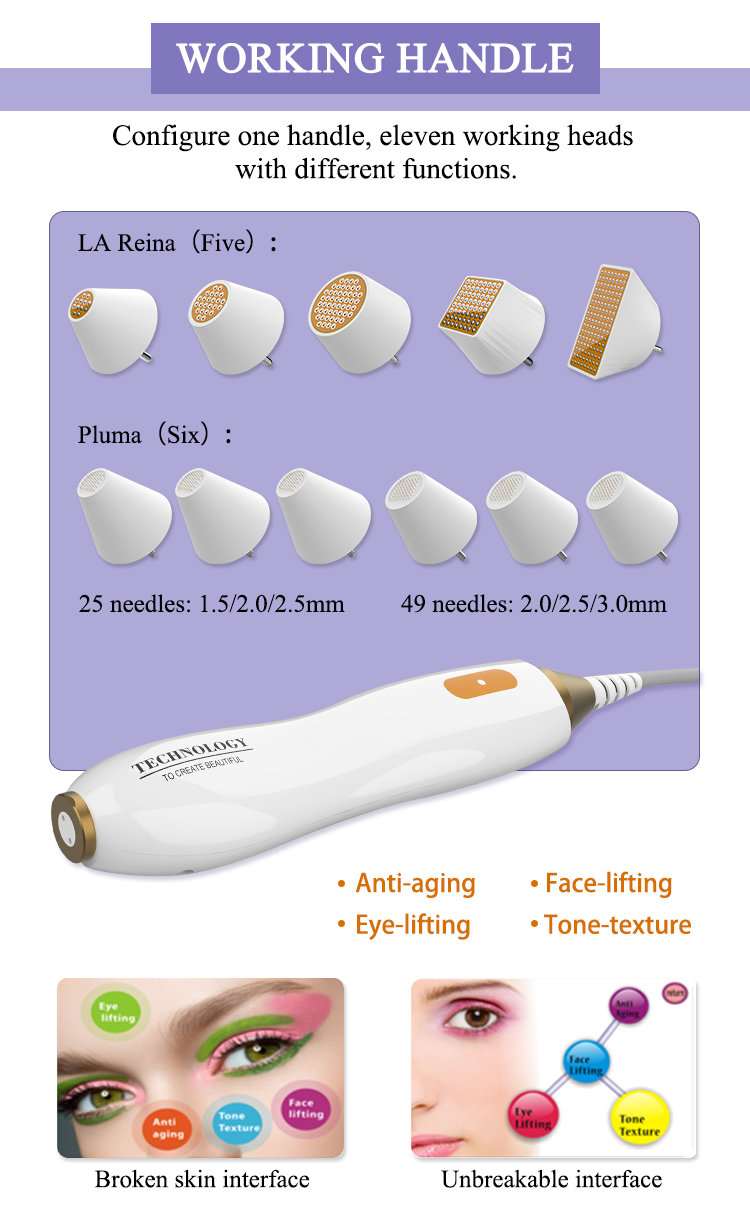 Gold RF Microneedle (DT-816)